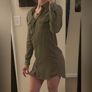 H&M Olive Green Mini Dress